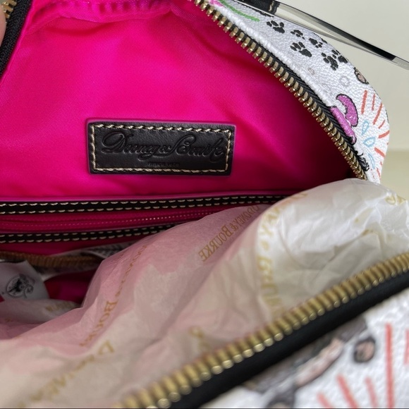 New! Disney Dooney & Bourke Disney "Sketch Cats" Small Backpack Colorful Print - Picture 7 of 8